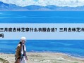 三月底去林芝穿什么衣服合适？三月去林芝冷吗