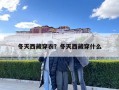冬天西藏穿衣？冬天西藏穿什么
