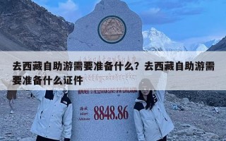 去西藏自助游需要准备什么？去西藏自助游需要准备什么证件