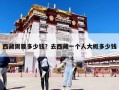 西藏需要多少钱？去西藏一个人大概多少钱